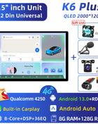 11.5 inch Car Radio GPS Androidauto Carplay For Tesla style For Nissan Hyundai KIA Toyota Honda Multimedia Player For 9/10 inch - Riparo82