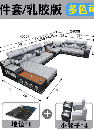 Divani da soggiorno di design nordico Divano da pavimento in pelle Divani replica reclinabili Decorazioni rilassanti Balcone Muebles Mobili per hotel