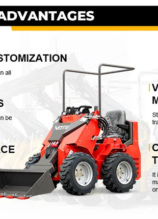 Mini Caricatore Skid Steer Motore EPA - Minicaricatore Alta Efficienza - riparo82