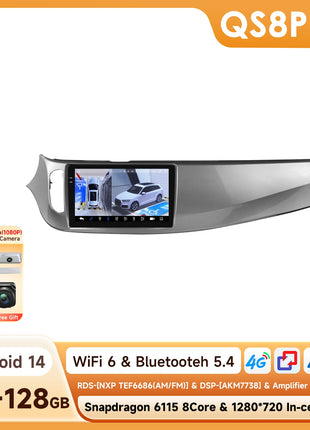 Snapdragon 8Core CarPlay Android Auto Car Radio For Alfa Romeo Giulietta 2010-2018 Intelligent Screen 2Din autoradio SWC 4G BT