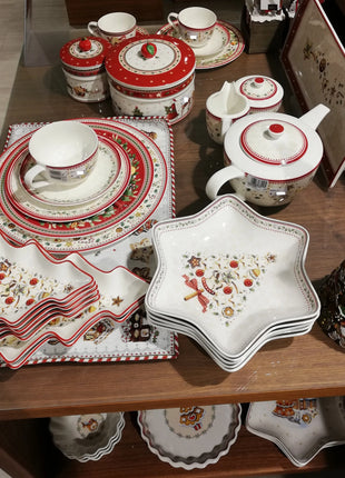 Tedesco V Bao stoviglie biscotti di natale piatto piatto piatto rettangolare piatto tazza piatto insalata - riparo82