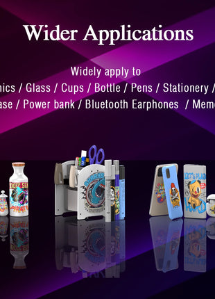 Stampante UV DTF A3 per stampante flatbed UV A3/A4 L805 Macchina stampante UV A4 per stampa vernice Stampante per adesivi in legno acrilico metallo