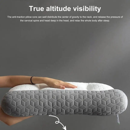 Orthopedic Deep Sleep Pillow Elastic Memory Foam Sleeping Cervical Neck Pillow Pain Relief Slow Rebound Bed Pillow