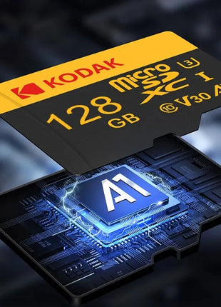KODAK Micro Card Driving Recorder 128GB Micro SD Memory Card per telefono cellulare PC auricolare altoparlante HD Camera Game Switch