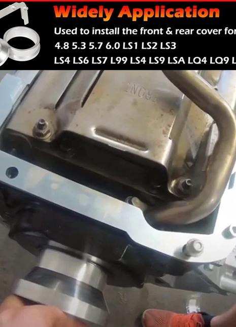 A27F-Auto Oil Line Diverter And Front And Rear Cover Oil Pan Alignment Tool For LS Engines 5.3 5.7 6.0 6.2L - Riparo82