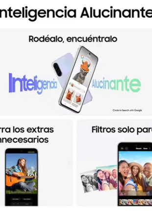 Samsung galaxy a36 5g - 8gb + 128gb 50mp fotocamera 6.7" schermo Samsung portafoglio sottile vetro posteriore batteria 5000mah IP67