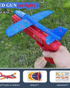 Bambini 24/34 cm Schiuma Aereo Lanciatore Giocattolo da esterno per Ragazzi Sport Catapulta Gioco Bambini Ragazza Compleanno Regali di Natale - riparo82