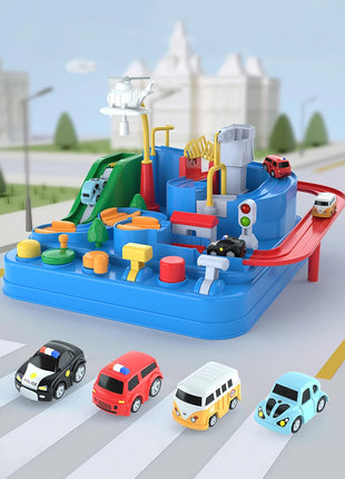 Modello di vagone da corsa Spazio Animali aerospazziali Giocattoli educativi Bambini Treno Pista Avventura Cervello Gioco interattivo meccanico - riparo82