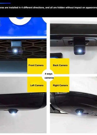 For Mazda 3 Axela 360 Panoramic System For Mazda CX-9 CX-5 CX-4 CX-7 Original Car Screen Upgrade 3D 1080P 360 Recording Cameras - Riparo82