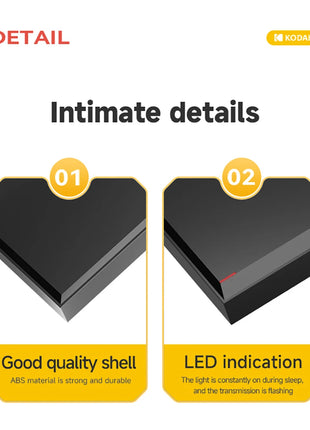 KODAK Disco rigido esterno HDD mobile da 2 TB 1 TB 2,5 pollici 5 Gbps ad alta velocità 5400 giri/min 120 MB/s 500 GB HDD da gioco portatile per PC desktop