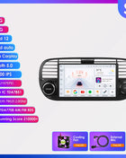 Hizpo 7 Inch 8 Core Car Radio Stereo for FIAT 500 2007-2015 GPS 2din Autoradio CarPlay Android 13 Auto Navigation Head Unit Wifi
