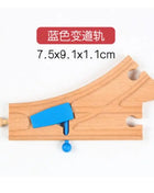 NUOVA binario ferroviario in legno tutti i tipi biforcazione biforcazione binario in legno di faggio accessori adatti per binari in legno Thomos giocattolo - riparo82