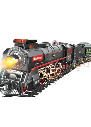 Locomotiva ferroviaria classica Accessori per treni a vapore retrò Carrozza Paletta Pista del treno Giocattoli per bambini per ragazzo - riparo82