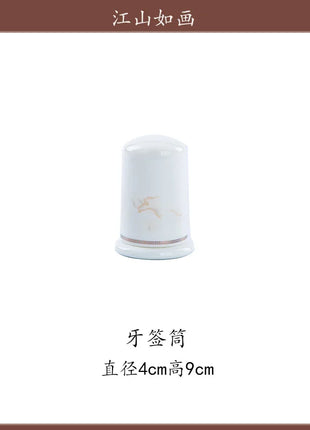 Fai da te 1 PC Jingdezhen piatti a ciotola di fascia alta, stoviglie combinate senza ceramica - riparo82