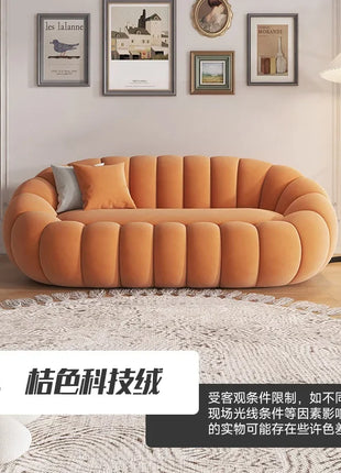 Divano Cloud Combinazione di divani in peluche con zucca Morbido e confortevole Divano moderno per soggiorno Suite Appartamento Mobili per la decorazione della casa