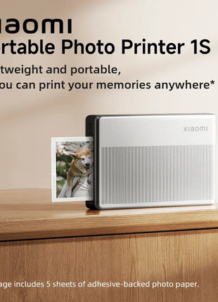 Versione globale Xiaomi Mi Stampante fotografica portatile 1S Bluetooth 5.2 ZINK Tecnologia senza inchiostro Stampa wireless 8 filtri Mi Home
