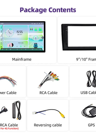 11.5 inch Car Radio GPS Androidauto Carplay For Tesla style For Nissan Hyundai KIA Toyota Honda Multimedia Player For 9/10 inch - Riparo82