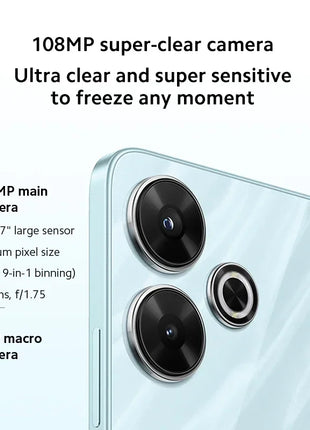 Global Version Xiaomi Redmi 13 Smartphone 108MP super clear camera MediaTek Helio G91 Ultra 33W fast charging 5030mAh battery - Riparo82