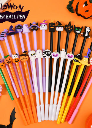 10-50Pcs Cartoon Neutral Pen Halloween Gift Student Prize Writing Tool Water-based Pen Cute Styling Sign pen - Riparo82