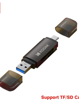 Scheda Micro SD Kodak Ultra oro nero 128 GB 32 GB 64 GB 256G Scheda di memoria TF Schede di memoria Flash Card per fotocamera del telefono + lettore di schede