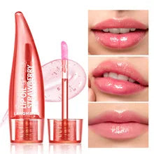 Natural Moisturizing lipstick Moisturizes and softens the water feeling, transparent and nude, easy to apply lip oil - Riparo82