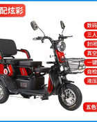 Triciclo elettrico HLZ triciclo domestico per adulti a batteria - riparo82