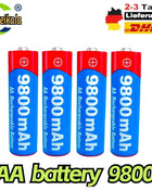 Batterie AA Ricaricabili 1,5V 9800mAh - Alcaline per LED, MP3, Giocattoli - riparo82