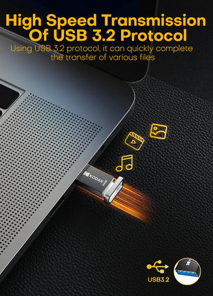KODAK K113 Mini chiavetta USB USB3.2 Pen Memory Drive ad alta velocità 140 MB/s 16 GB 32 GB 64 GB 128 GB UDisk memoria portatile per PC per auto