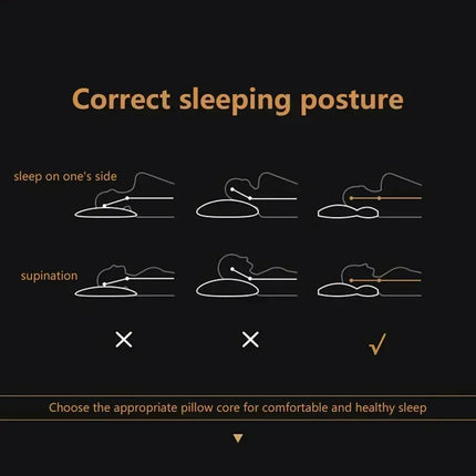 Special support for cervical vertebra to help sleep home student sleeping pillow core does not collapse and deformation