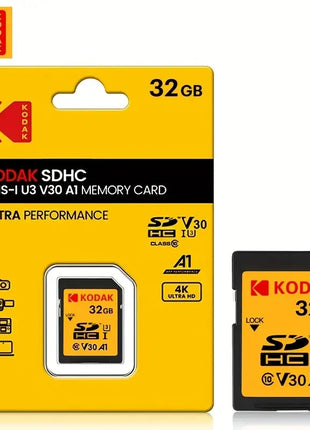 KODAK microsd 256gb Scheda SD Ad Alta velocità C10 U3 32GB 64GB 128GB carte Scheda di Memoria sd USH-1 SDXC Flash chiavetta USB sdcards Per La Macchina Fotografica