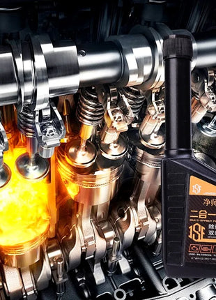 120 ml Car Fuel Treasure Universal 2-in-1 Auto De-Carbonisation Cleaning Maintenance Cleaner Petrol Additive Engine Oil Catalyst - Riparo82