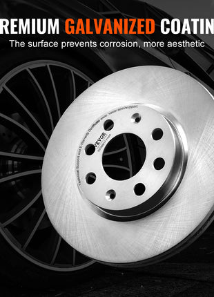 SucceBuy Kit freno anteriore Rotori freno Kit sostituzione pastiglie freno in ceramica Rotori anteriori da 257 mm per Vauxhall Adam(M13) Corsa D (S07)