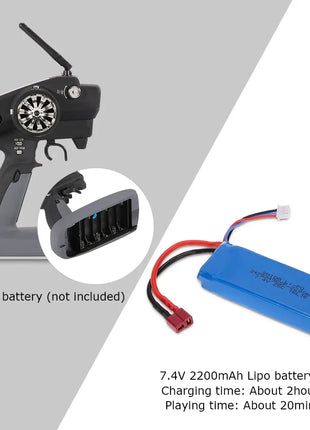 Giocattolo per bambini Hot WLtoys 10428 RC Auto 45CM 2.4G Scala 1:10 Doppia velocità Radiocomando Elettrico Wild Track Warrior