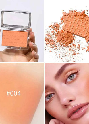 Hot Matte Embossed Blush Palette Rosy Blusher Facial Blush Powder High Pigmented Pink Coral Rouged For Cheeks Smooth Cosmetics