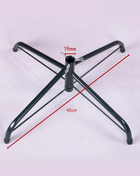 Base per supporto per albero di Natale in metallo Robusta base rotante per albero di Natale artificiale Gambe per supporto per albero di Natale - riparo82