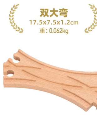 NUOVA binario ferroviario in legno tutti i tipi biforcazione biforcazione binario in legno di faggio accessori adatti per binari in legno Thomos giocattolo - riparo82