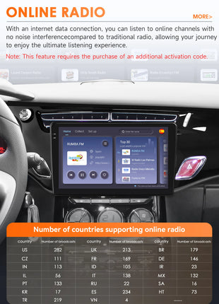 Snapdragon 8Core CarPlay Android Auto Car Radio For Citroen C3 DS3 2010-2016 Intelligent Screen 2Din autoradio SWC 4G BT DSP GPS - Riparo82