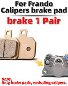 MRRANGT Per pastiglie freno pinza Frando. Adatto per pinza Brembo. Pastiglie freno in metallo sinterizzato ad alte prestazioni.