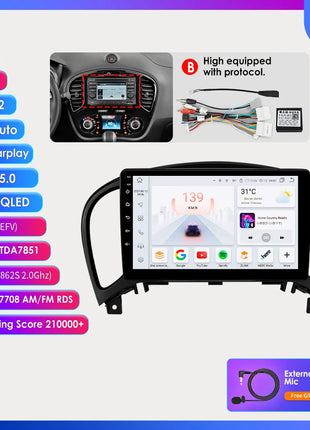 Hizpo Car Radio For Nissan Juke YF15 2010 - 2014 Carplay 4G Multimedia Video Player GPS Autoradio AI Voice 2 Din Android Auto BT