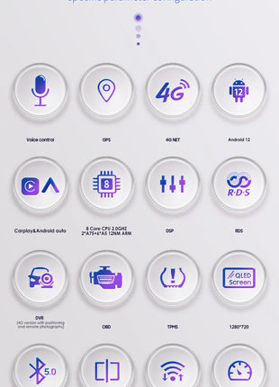 4G Universal 1 Din Car Multimedia Player 360 Rotatable Screen Autoradio Stereo Navi GPS WiFi Auto Radio Android Video Player Map - Riparo82