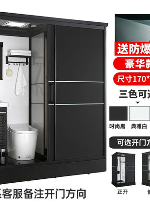 B573 Bagno doccia integrale integrato WC mobile bagno divisorio integrato semplice rurale per uso domestico