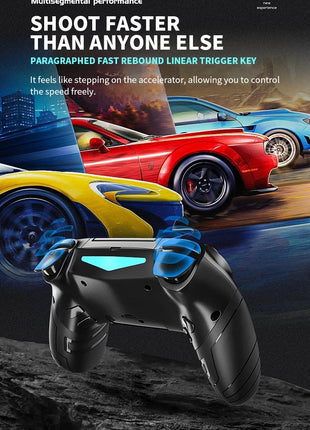Controller + custodia per PS4 PS3 PS Playstation 4 3 PC Control Wireless Bluetooth Mobile Android TV Gamepad Gaming Game Pad