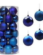 24PCS Palle Di Natale Ornamenti Per L'albero Di Natale Palle Di Natale Appeso Albero Pendenti Home Party Decor 2026 Regalo di Capodanno Noel Navidad - riparo82