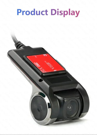 1080P HD Car Dash Cam with 170° Wide Angle - Front ADAS Recorder, Night Vision, USB Android DVR for Vehicles - Riparo82