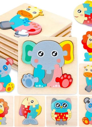 Set di puzzle in legno per bambini Montessori Giochi per bambini per bambini Giocattoli educativi e per l'intelligenza 1 2 3 4 anni - riparo82