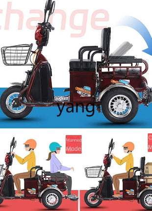 L'm'm electric tricycle new small pickup scooter battery car - Riparo82