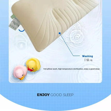 Four Season Ice Silk Soft Sleep High Pillow Supports Protects The Neck Used Side Sleeping Cotton Pillows For Bedrooms Offices