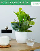 Artificial Green Plants Bonsai Small Tree Simulation Pot Plants for Table Potted Ornaments Home Decor Hotel Garden Decor