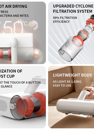 Xiaomi Mijia Mite Remover 2 B402CN 12kPa 220V 50Hz 400W - Riparo82