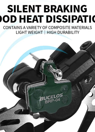 BUCKLOS Pastiglie freno a disco idraulico in ceramica per SRAM AVID ELIXIR 1/2/4/6/8/10 paia Pastiglie freno MTB Pastiglie freno a disco resistenti all'usura
